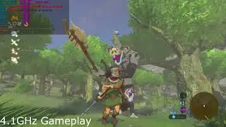 BotW CEMU 1.11.3 | Ryzen 1600 | Finally 60 FPS on Ryzen! | 1080p | 4.1GHz vs. 3.7GHz | Side by side