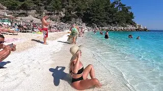 🇬🇷 Best day day at Marble Beach 🏖 Tassos beach walk