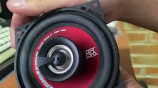 Unboxing Bocinas 4” MTX Audio TR40C 45W