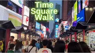 Time Square Walk @Amna_Parvaiz #2025 #newyork #travel #timesquare