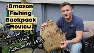 JUEACHY Fishing Backpack Review &ndash; Fits Four 3700 Plano Boxes + Gear Overview