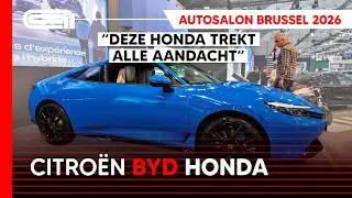 Autosalon Brussel 2026: Citroën, BYD, Honda