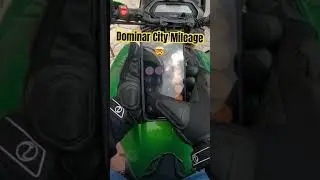 Dominar City Mileage🤯#dominar400 #viralvideo #youtubeshorts #bajaj #dominar