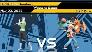 [Smash Ultimate] Ho3K | John Numbers vs FZP | Peco - Xeno265 (W.Semis)