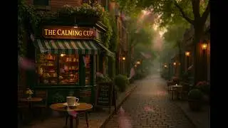 Smooth Saxophone Jazz at The Calming Cup ☕ | Cozy Coffee Shop Ambience for Relaxing & Studying