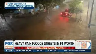Flooding Rain Comes to Fort Worth, Texas ⛈️ 8-22-22