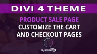 Divi 4 Product Sale Page Customize The Cart And Checkout Pages 👈