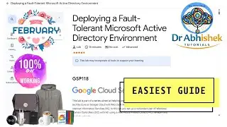 Развертывание отказоустойчивой среды Microsoft Active Directory | ФЕВ 2026 #GSP118 #qwiklabsarcade
