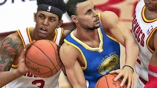 NBA LIVE 15 RIsing Star Playoffs WCFG1 - Curry SHAKES UP Adrian?! CHEAT CODE CURRY Drops 40 POINTS!!