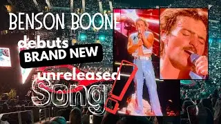 Benson Boone debuts BRAND NEW Unreleased Song!!! American Heart￼ Tour Salt Lake City 10/11/25