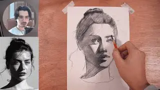 Draw with Me and Improve Your Portrait Skills -Day 3