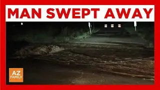 Arizona man missing after car swept away by floodwaters