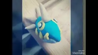 Plasticine Dragon - Stormfly