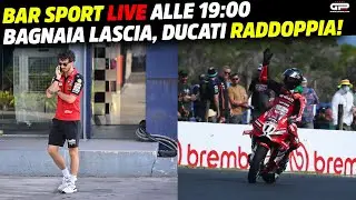 LIVE Bar Sport alle 19:00 - Bagnaia lascia, Ducati raddoppia (vince anche in SBK)