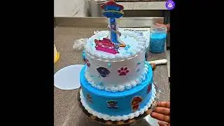 Simple Two Tier Cake | Two Tier Cake Design | 2 Step Cake Design For Boy | @VSRajeshcake  