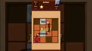 Roll the Ball Amber Level 27 #rolltheball #walkthrough #puzzle #shorts