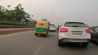 आश्रम फ्लाईओवर से विनोबापुरी | Ashram Flyover to Vinobapuri | #vlog #motovlog l |6| 9 November 2023