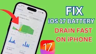 Fix iOS 17 Official Update battery draining very fast on iPhone ! iOS 17 battery drain issue