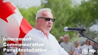 Internment Commemorative Panel Installation | Ukrainian Pioneer Park | Echoes of Ukraine YYC