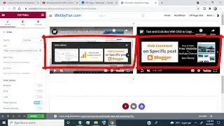 ( WordPress Elementor ) Disable Others Channel Related Suggested Videos on YouTube Embed