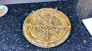 طريقة سهلة و بسيطة لتحضير المحنشة المغربية على الطريقة الوزانية باللوز و العسل و ماء الزهر المقطر