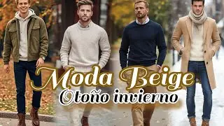 🕶️🍂 &ldquo;Outfits BEIGE para HOMBRE 🍁 | Moda OTO&Ntilde;O&ndash;INVIERNO 2025 con estilo, elegancia y clase&rdquo;