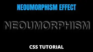 CSS Neomorphism Text Effects | Cool Coding Tamil