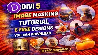 Учебное пособие по маскированию изображений в Divi 5 &ndash; 6 бесплатных шаблонов, которые вы можете с...