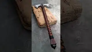 Double Head Battle Axe - Handcrafted in Detroit by Archangel Steel