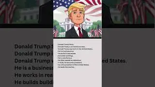 Learn French A1 with the Story of Donald Trump | Simple French & English