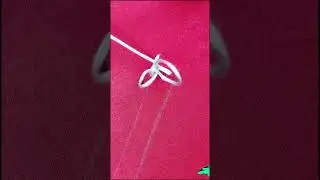 Up & Down Buttonhole Stitch | Hand Embroidery | craftschool -#Shorts #ytshorts #shorts