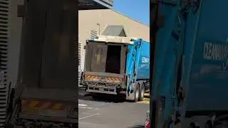 Bucher rear loader Cleanaway #rearloader #garbagecollection #recycling #cleanaway