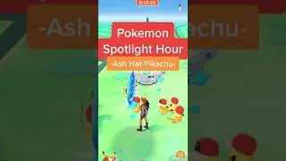 Pok&eacute;mon Go Spotlight Hour - Ash Hat Pikachu!
