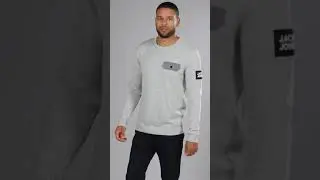 Studio - Jack and Jones Pocket Knit Sweatshirt