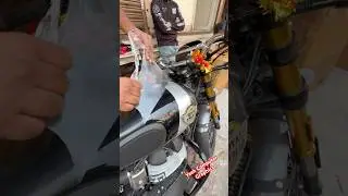 Royal Enfield Interceptor Bear 650 Lamination And Rim Graphics Design  😱