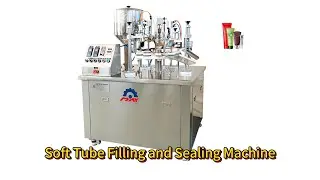 Automatic plastic laminated tube filling sealing machine #tubefillingsealingmachine