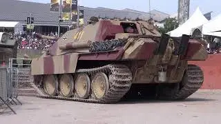 German Jagdpanther Maybach Engine Start-Up Sound