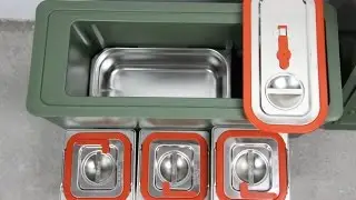 RIEBER 100K THERMOPORT GN THERMOBEH&Auml;LTER 100&deg;C W&Auml;RME BOX BEH&Auml;LTER 5 PERSONEN THG