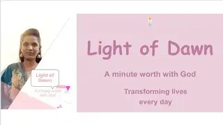Dwell Securely in the one - 09-Jan-2026 - Light of Dawn
