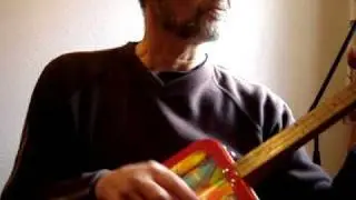 Electric Cookie Tin Guitar