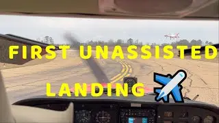 My First Unassisted Pattern & Landing | Student Pilot Milestone ✈️
