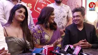 Amjad Habib Premium Salon Grand Launch By Actress Nandita Swetha &Dimple Hayathi At Miyapur ||V3News