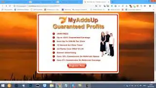 MyAddsUp заработок на кликах дорогая оплата!