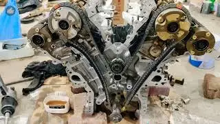 Toyota fj cruiser timing chain replacement and settings explain in hindi