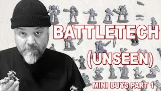 MINIATURE BUYS PART 1 - Ral Partha Battletech UNSEEN + Grenadier, Superior, Custom Cast