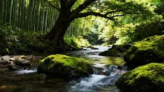 FOREST RIVER SOUNDS, BEAUTIFUL BIRDSONG | ULTRA RELAXING FOREST AMBIENCE