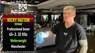 2022 RICKY HATTON TAKES ON THE BIG PUNCH BALL BBTV CHALLENGE - HATTON GYM BOXERS SERIES! EP2