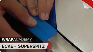 Wrap super sharp corners &ndash; avoid wrinkles and excess material!