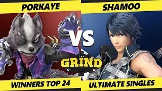 Smash Ultimate Tournament - Porkaye (Wolf) Vs. Shamoo (Chrom) The Grind 96 SSBU Winners Top 24