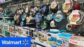 WALMART KITCHENWARE COOKWARE POTS PANS BLENDERS KITCHEN SHOP WITH ME SHOPPING STORE WALK THROUGH